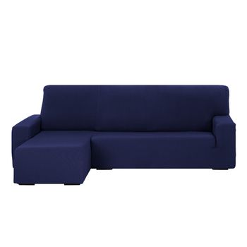 Funda Chaise Longue Modelo Túnez:color - Azul Marino, Posición Chaise Longe - Brazo Izquierdo Corto