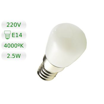 Bombilla Led E14 Miniatura 2,5w Blanco Natural 4200k