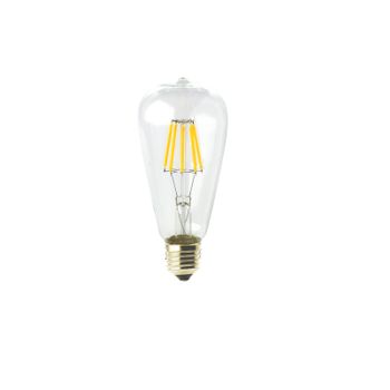 Bombilla Led St64 Filamento E27 6w Blanco 2700k