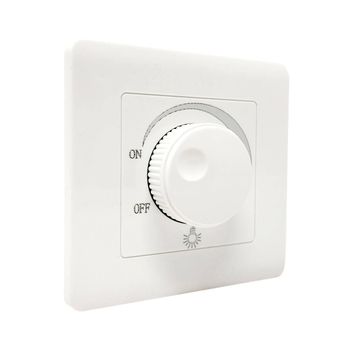 Bematik - Regulador De Luz Empotrable Con Marco 80x80mm Serie Lille De  Color Blanco Me02200 con Ofertas en Carrefour