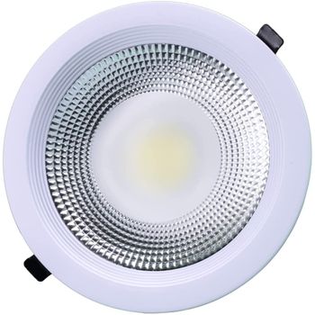 Downlight Led "oasis" Redondo Empotrar 12w 4200k Marco Blanco