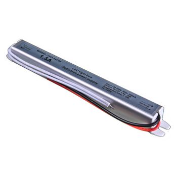 Fuente De Alimentación Transformador 110/220v Ac A 12v Dc 18w 1,5a, Instalación En Interior Ip20, Para Tira Led, Neón O Dispositivos De Bajo Voltaje