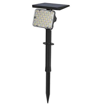 Foco Pica Solar Exterior Impermeable, Giratoria Ajustable 360 Grados. Temperatura De Luz Seleccionable 3000k - 6000k