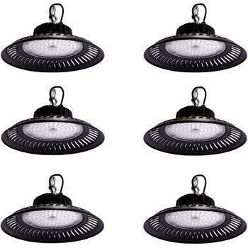 Pack 6x Campana Led Ufo 100w 6000k  Serie Eco