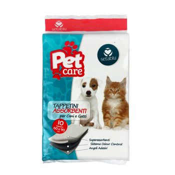 936717 Pack 10 Empapadores Absorbentes 60x90 Cm Setablu Para Perros