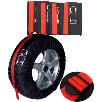 Cubre Neumático Negro 19 A 23 Pulgadas Protección Automóvil 120 X 53 Cm