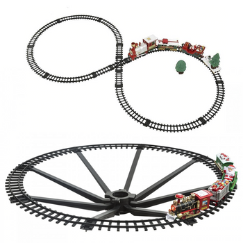 258051 Tren De Navidad Para Centro De Árbol Diámetro 88 Cm 31pzs Decoración