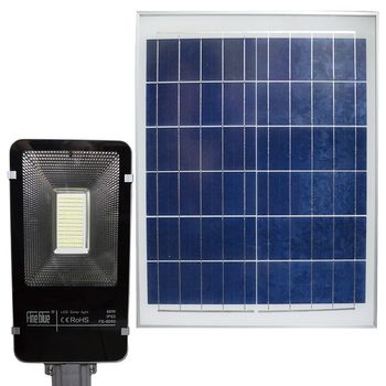 000114 Luz De Carga Solar Con Mando A Distancia Y Soporte 60w