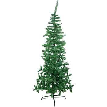 245007 Árbol De Navidad 210hcm Con 531 Ramas Plegables En Pvc Abeto Artificial