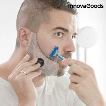 Plantilla Para Afeitado De Barba Hipster Barber Innovagoods