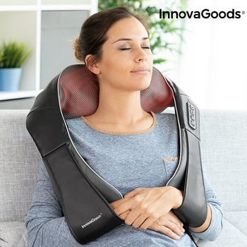 8028 El Masajeador Térmico Automático Pillow Alivia El Dolor Cervical Y  Lumbar con Ofertas en Carrefour