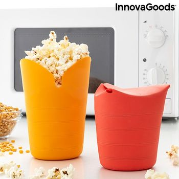 Innovagoods Palomiteras De Silicona Plegables Popbox  (pack De 2)