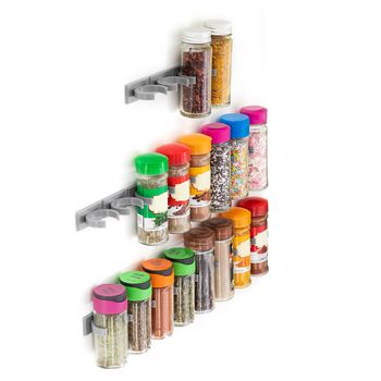 Organizador Especiero Cocina Innovagoods De Pared Capacidad Para 20 Botes (pvc)