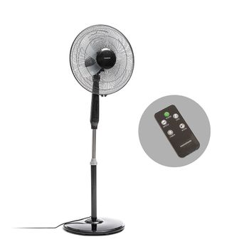 Ventilador De Pie Con Mando A Distancia Innovagoods Airstreem Negro 45 W