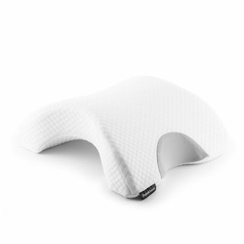 Almohada Cojín Para Dormitorio Rectangular 50 X 60 Cm Algodón De Japara  Funda Lyocell Relleno De Poliéster Perfil Bajo Blanco Triglav - Blanco con  Ofertas en Carrefour