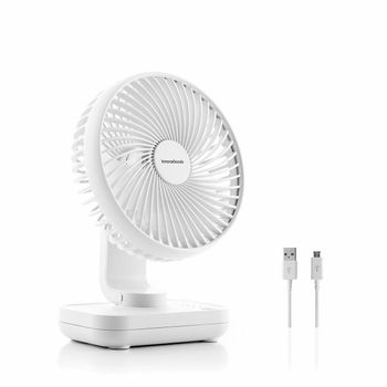 Ventilador De Escritorio Recargable Fanrec Innovagoods Ø5,4'' 3600 Mah / 13,3 W