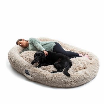 Cama De Perro Para Humanos | Human Dog Bed Xxl Innovagoods Beige