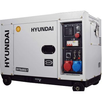 Hyundai Hy-dhy8600se-t Generador Diésel Insonorizado Full Power