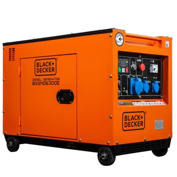 Black & Decker Bxgnd6300e Generador Diésel Monofásico 6,3 Kw Black+decker