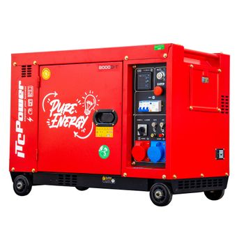 Itcpower 8000d-t Red Edition Generador Diésel Itcpower 7,9 Kva