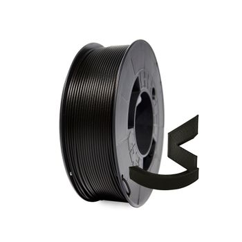 Filamento Pla 870 1.75mm Bobina Impresora 3d 300g - Negro Azabache