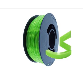 Filamento Petg Krystal 1.75mm Bobina Impresora 3d 300g - Lime