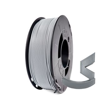 Filamento Pla Hd 1.75mm Bobina Impresora 3d 1kg - Gris Ceniza