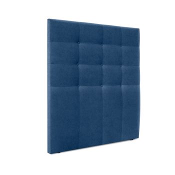 Cabecero De Tela Aqualine Capitoné Hasta El Suelo 95x120cm Camas 90 - Azul