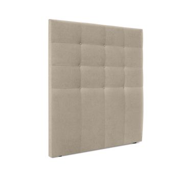 Cabecero De Tela Aqualine Capitoné Hasta El Suelo 95x120cm Camas 90 - Beige