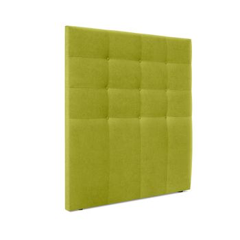 Cabecero De Tela Aqualine Capitoné Hasta El Suelo 95x120cm Camas 90 - Pistacho