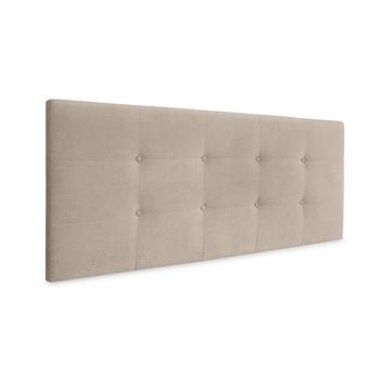 Cabecero De Tela Aqualine Capitoné 145x60cm Camas 135/140 - Beige