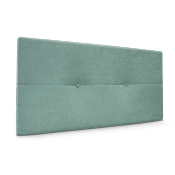 Cabecero De Tela Aqualine Con Botones 110x50cm Camas 105 - Verde Agua