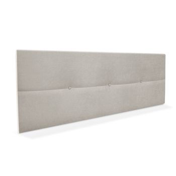 Cabecero De Tela Aqualine Con Botones 160x50cm Camas 150/160 - Beige