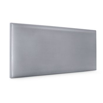 Cabecero De Polipiel Liso 110x50cm Camas 105 - Plata