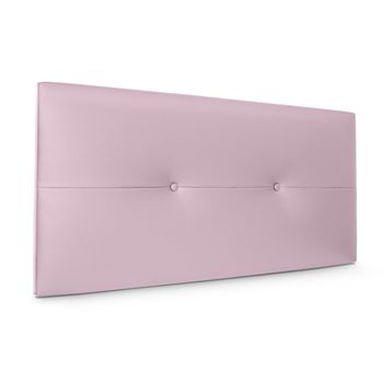 Cabecero De Polipiel Con Botones 110x50cm Camas 105 - Rosa