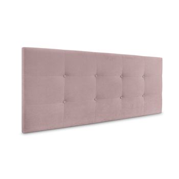 Cabecero De Tela Aqualine Capitoné 145x60cm Camas 135/140 - Salmón