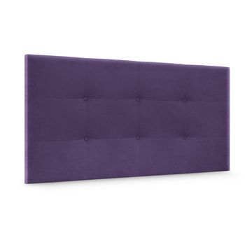 Cabecero De Tela Aqualine Capitoné 110x60cm Camas 105 - Lila