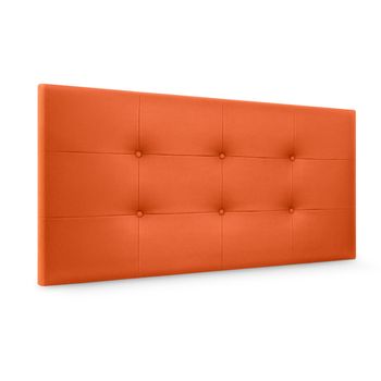 Cabecero De Polipiel Capitoné 110x60cm Camas 105 - Naranja