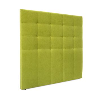 Cabecero De Tela Aqualine Capitoné Hasta El Suelo 145x120cm Camas 135/140 - Pistacho