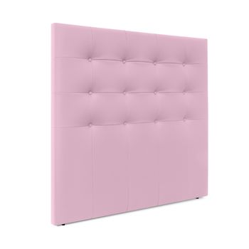 Cabecero De Polipiel Capitoné Hasta El Suelo 160x120cm Camas 150/160 - Rosa