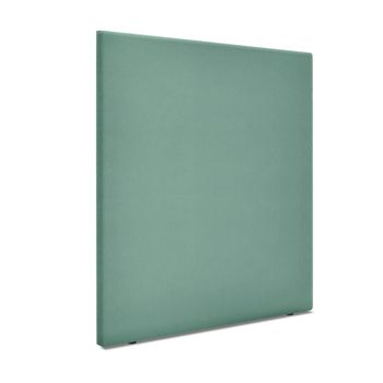 Cabecero De Tela Aqualine Liso Hasta El Suelo 90x120cm Camas 80/90 - Verde Agua