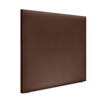 Cabecero De Polipiel Liso Hasta El Suelo 145x120cm Camas 135/140 - Chocolate