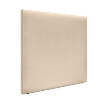 Cabecero De Polipiel Liso Hasta El Suelo 145x120cm Camas 135/140 - Beige