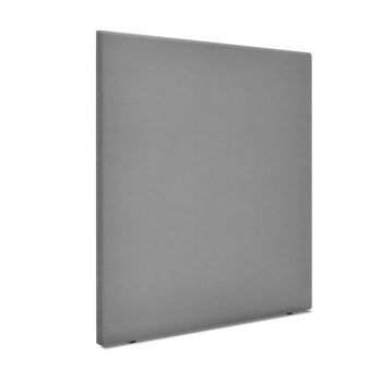 Cabecero De Tela Aqualine Liso Hasta El Suelo 90x120cm Camas 80/90 - Gris