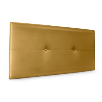 Cabecero De Polipiel Con Botones 105x50cm Camas 105 - Dorado