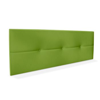 Cabecero De Polipiel Con Botones 135x50cm Camas 120/135 - Verde