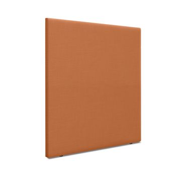 Cabecero De Lino Natural Liso Hasta El Suelo 105x120cm Camas 105 - Naranja