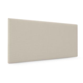 Cabecero De Lino Natural Liso 80x50cm Camas 70/80/90 - Beige