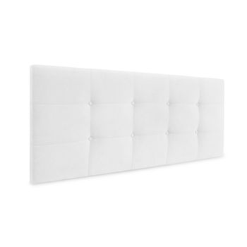 Cabecero De Tela Aqualine Capitoné 145x60cm Camas 135/140 - Blanco