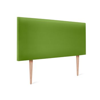 Cabecero De Polipiel Liso 90x105cm Con Patas Camas 80/90 - Verde